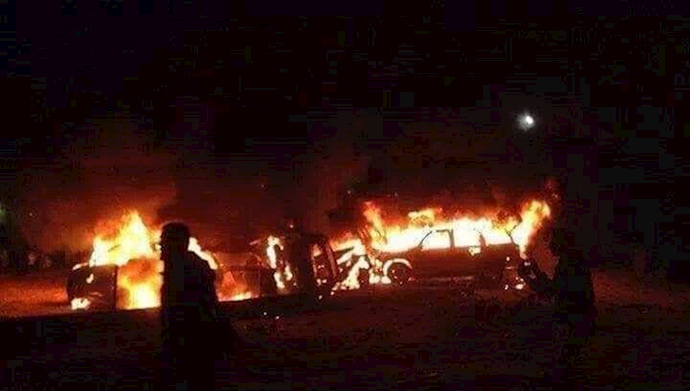 دو خودرو در منطقه تاجی عراق مورد حمله هوایی قرار گرفتند