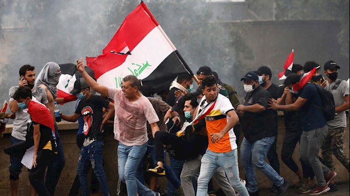 قیام کنندگان عراقی مزدوران رژیم در عراق را به زیر خواهند کشید