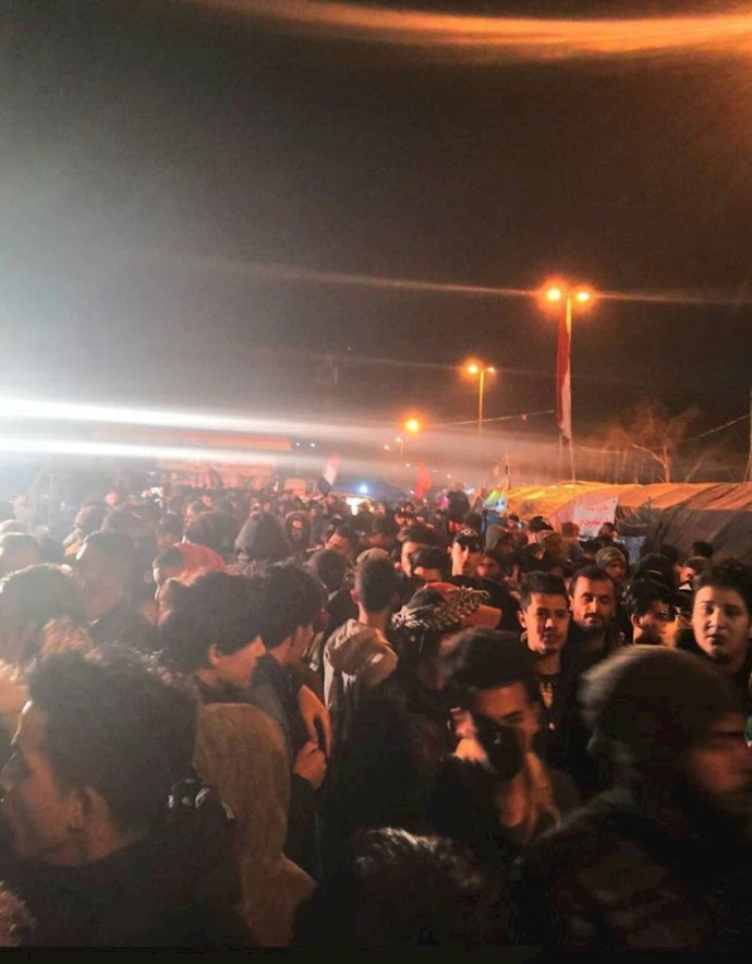 استان واسط - کوت - تظاهرات مردم در حمایت از قیام مردم عراق 