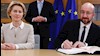 امضای توافق برگزیت در اتحادیه اروپا