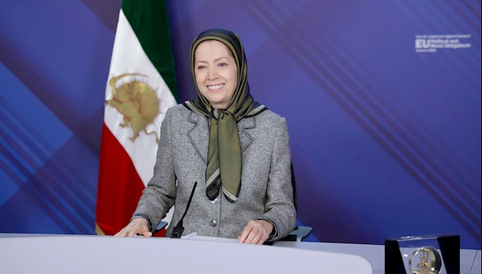 مریم رجوی در کنفرانس اینترنتی  ایران، استمرار جنایت علیه بشریت