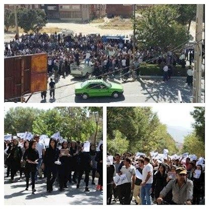-تجمع اعتراضی مردم مریوان به‌دلیل تردد تانکرهای عراقی