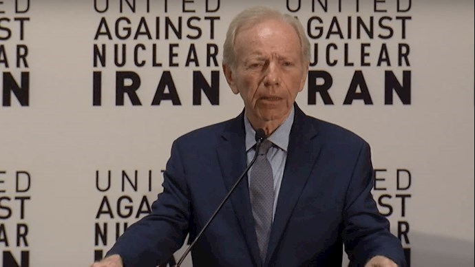 سناتور لیبرمن رئیس هیات مدیره اتحاد علیه ایران هسته‌ای