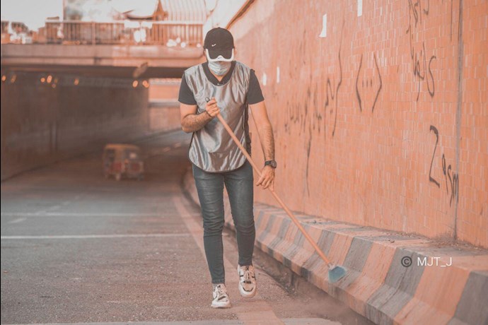 آمادهسازیها برای تظاهرات میلیونی اکتبر عراق - رنگ آمیزی میدانها و .. - 12 آمادهسازیها برای تظاهرات میلیونی اکتبر عراق - رنگ آمیزی میدانها و .. - 12