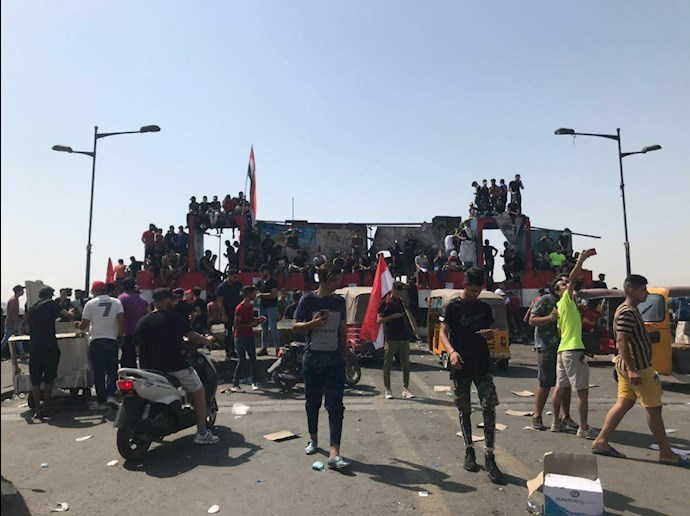 تظاهرات در بغداد و سایر استانها در سالگرد انقلاب اکتبر عراق - 7