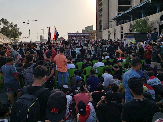 تظاهرات در بغداد و سایر استانها در سالگرد انقلاب اکتبر عراق - 12