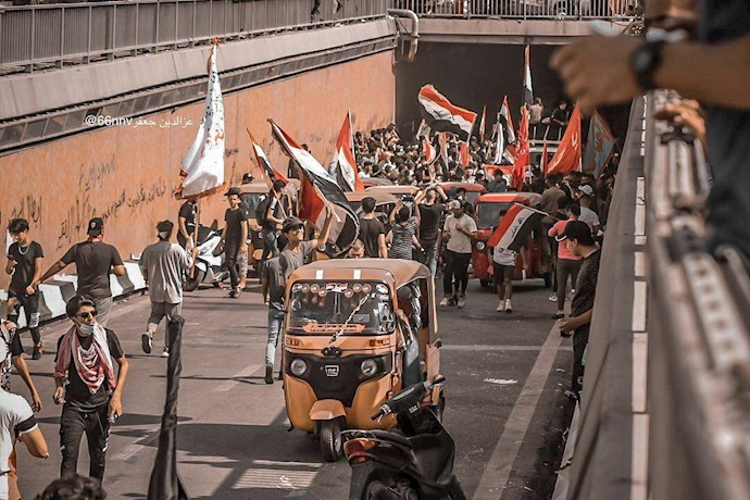 تظاهرات در بغداد و سایر استانها در سالگرد انقلاب اکتبر عراق - 1