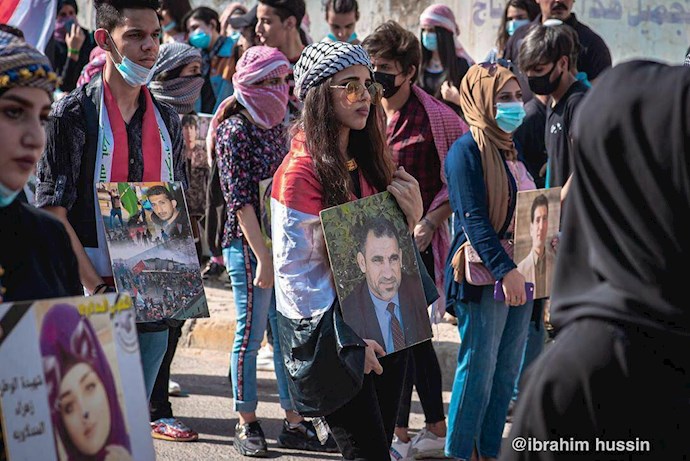 تظاهرات در بغداد و سایر استانها در سالگرد انقلاب اکتبر عراق - 2