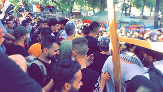 تظاهرات در بغداد و سایر استانها در سالگرد انقلاب اکتبر عراق - 9
