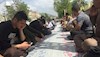 کسبه بانه - پهن  کردن سفره خالی
