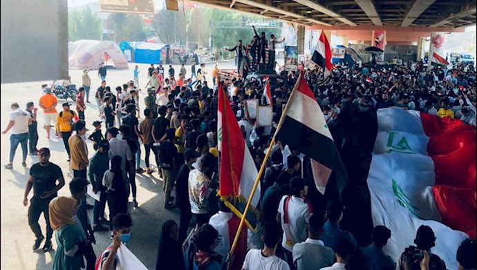 تظاهرات مردم عراق در بابل