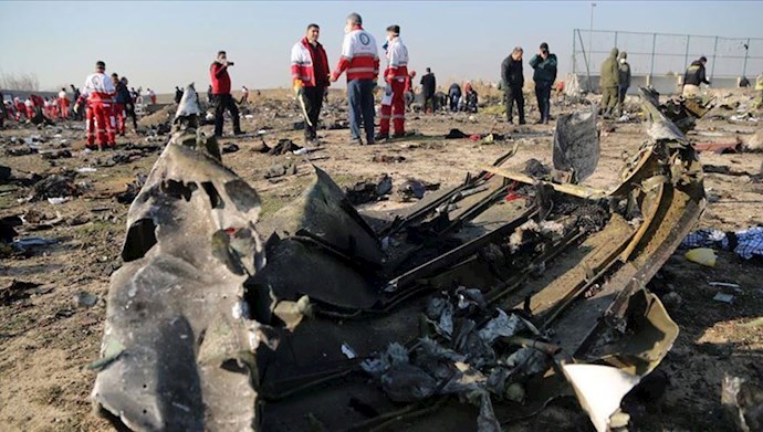 هواپیمای مسافربری اوکراینی سرنگون شده توسط سپاه پاسداران