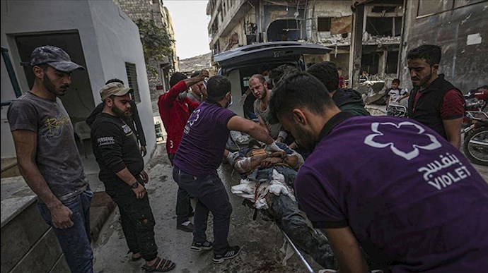 حملات رژیم اسد به غیرنظامیان در ادلب 