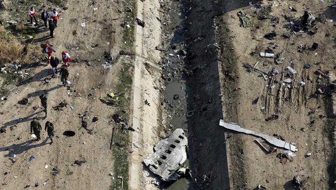 هواپیمای مسافربری اوکراینی سرنگون شده توسط سپاه پاسداران
