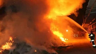 آتش‌سوزی و انفجار تانکر بنزین در خیابان پیروزی تهران