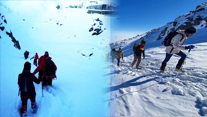 مفقود شدن ۱۰کوهنورد در ارتفاعات شاه جهان اسفراین