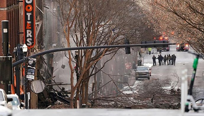 انفجار خودرویی در مرکز شهر نشویل در آمریکا
