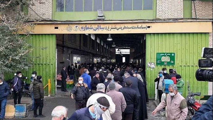 صف خرید مرغ در تهران