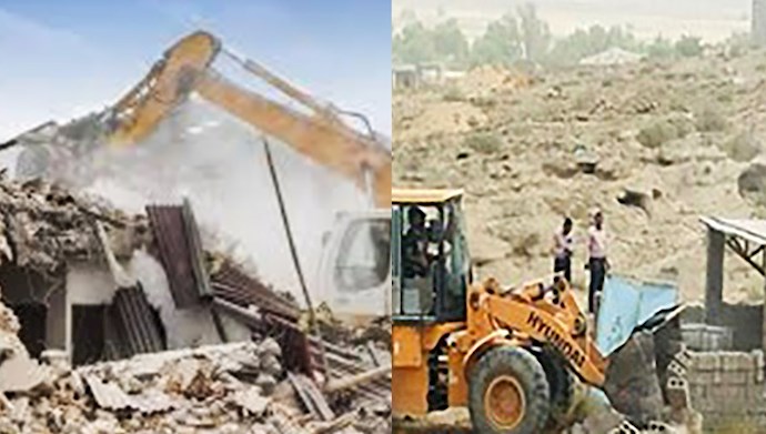 تخریب خانه ها در دهلران و تبریز