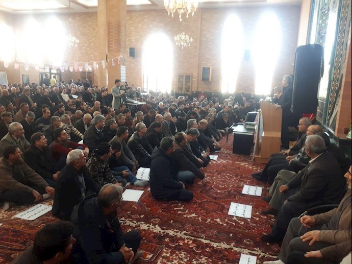 اعتراض عمومی اصناف و کسبه شهر صوفیان در خصوص مشکلات مربوط به‌مالکیت اراضی صوفیان