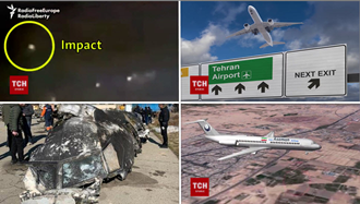 افشاگری تلویزیون اوکراینی نشان می‌دهد روحانی و خامنه‌ای از ابتدا علت سقوط هواپیمای را می‌دانسته‌اند