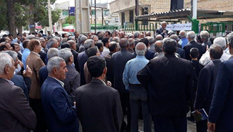 تجمع اعتراضی معلمان تهران - آرشیو