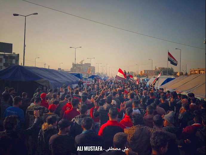 حله - بابل - تظاهرات مردم در اعتراض به‌قتل‌عام در نجف و علیه معرفی محمد توفیق علاوی 