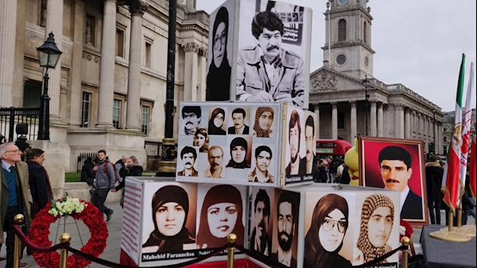 تظاهرات ایرانیان آزاده در لندن - گرامی‌داشت ۱۹بهمن عاشورای مجاهدین