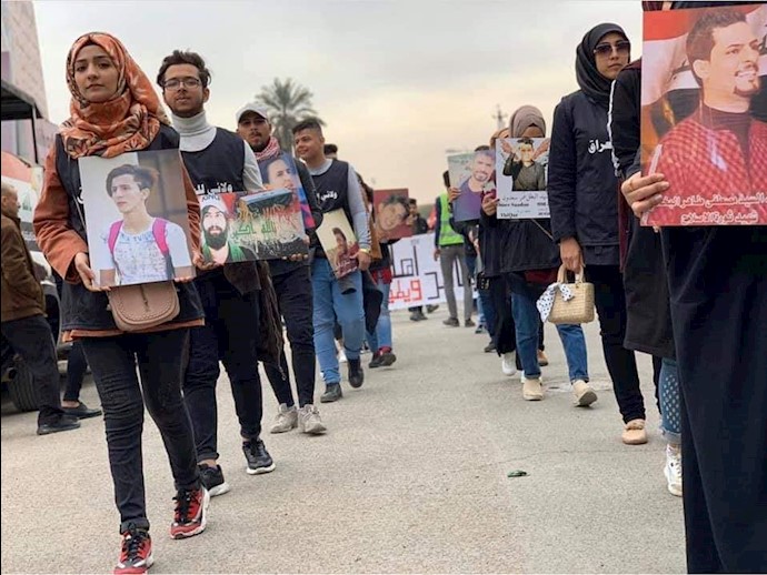 بغداد - تظاهرات و راهپیمایی دانشجویان -۲۷بهمن