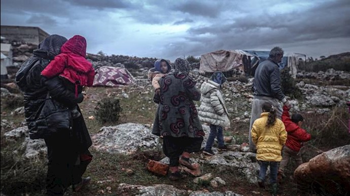 بیش از ۸۰۰هزار آواره دیگر در سوریه براثر حملات جنایتکارانه اسد