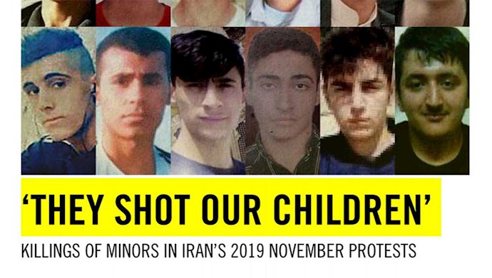 گزارش عفو  -بین‌الملل کشته‌شدن ۲۳کودک به ضرب گلوله در اعتراضات ۲۰۱۹