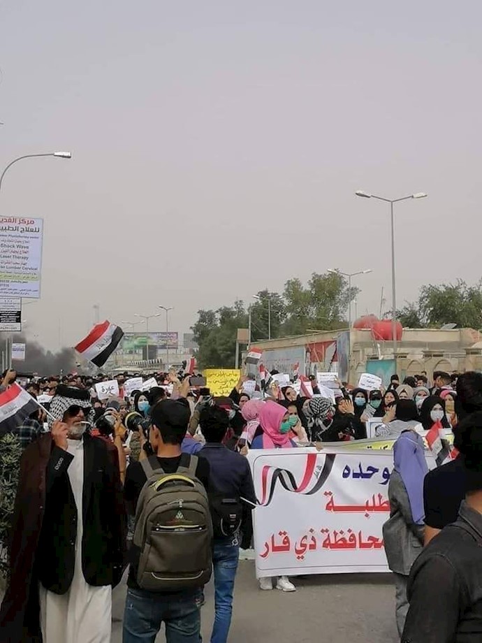 تظاهرات به‌مناسبت روز جهانی زن -ناصریه - میدان حبوبی -۱۸اسفند۹۸