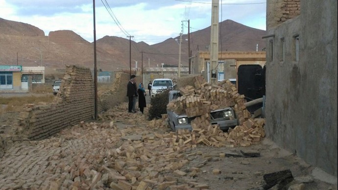 تصویری از زلزله‌های قبلی در شهر کرمان