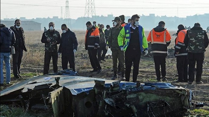سقوط هواپیمای اوکراینی در آسمان تهران