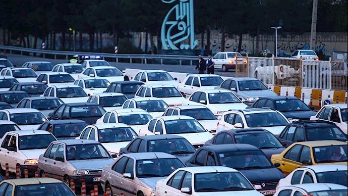 تصویری از ترافیک در خیابانهای تهران 