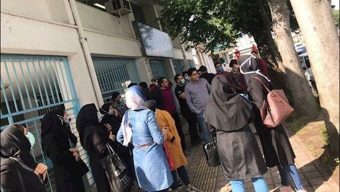 تجمع اعتراضی پرستاران در گیلان