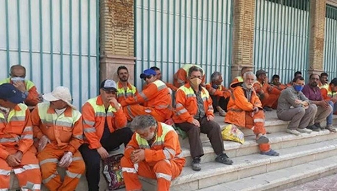 یازدهمین روز اعتصاب وتجمعات کارگران شهرداری شاهین شهر 