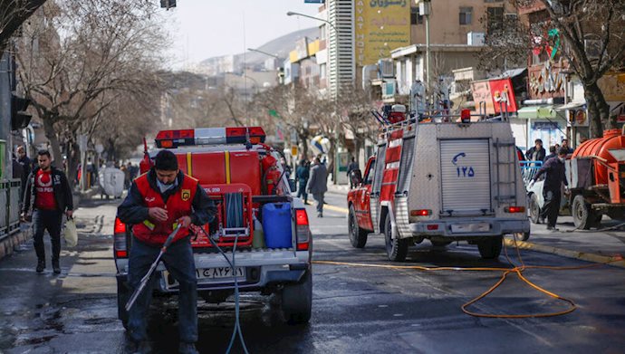 ابتلای ۶۴ تن از پرسنل آتش‌نشانی در اهواز به کرونا
