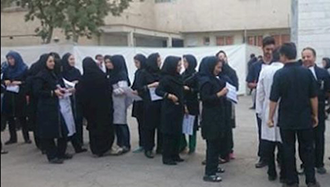 اعتراض پرستاران بیمارستانهای مختلف تهران