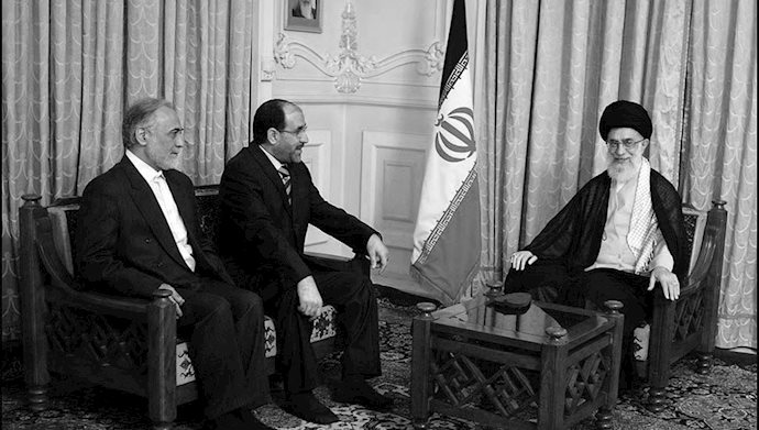 نوری مالکی مهره جنایتکار خامنه‌ای در عراق