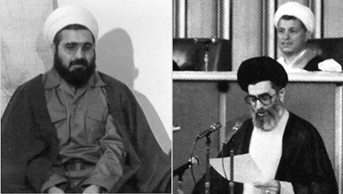 خامنه‌ای ولی فقیه ارتجاع - آخوند روحانی  رئیس جمهور ورشکسته