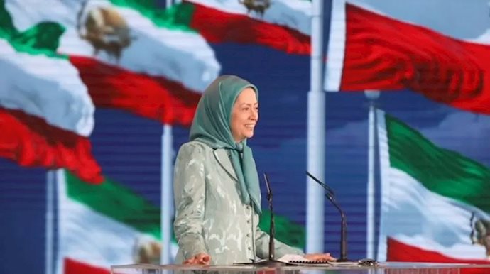 خانم مریم رجوی رئیس جمهور مقاومت ایران 