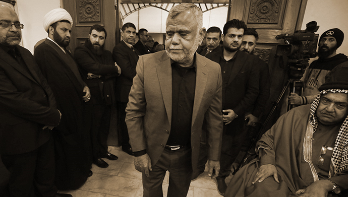 هادی عامری سرکرده شبه‌نظامیان بدر وابسته به رژیم ایران