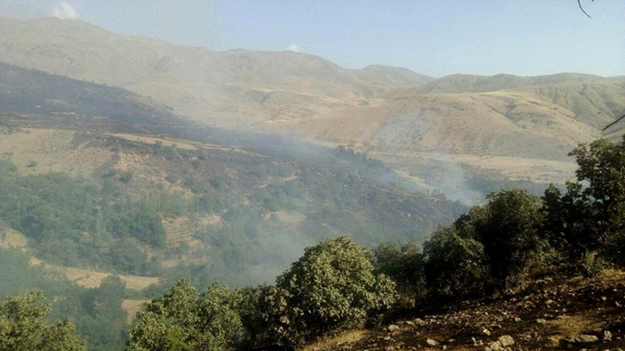 توپ‌باران مناطق مرزی حاج عمران توسط رژیم آخوندی