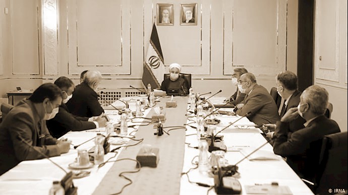 آخوند روحانی در جلسهٔ ستاد حکومتی مقابله با کرونا 