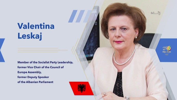 والنتینا لسکای عضو رهبری حزب حاکم سوسیالیست آلبانی، معاون پیشین پارلمان