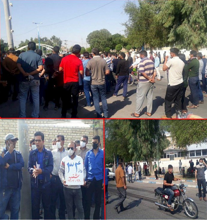 -سی و چهارمین روز اعتصاب کارگران هفت‌تپه