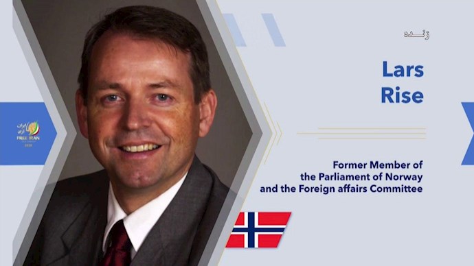 لارش ریسه رئیس کمیته دوستان ایران آزاد در نروژ