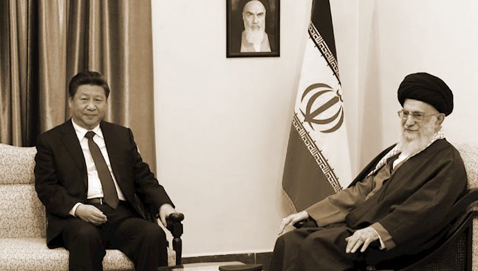 خامنه‌ای ولی فقیه ارتجاع - رئیس جمهور چین