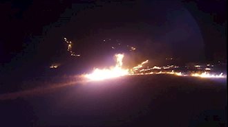 آتش سوزی در منطقه خائیز بهبهان